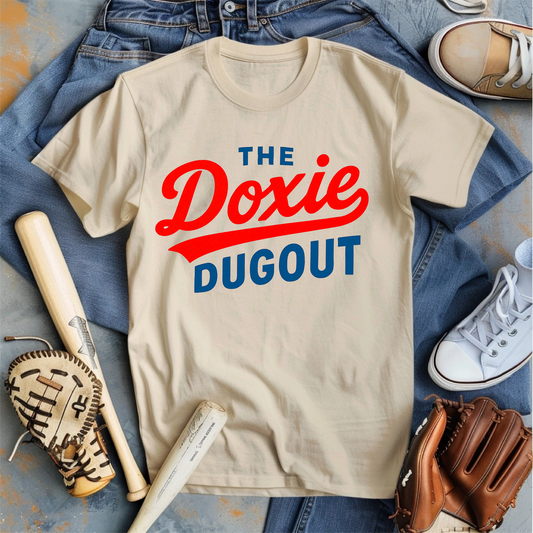 SPORTY DOXIE DUGOUT TEE