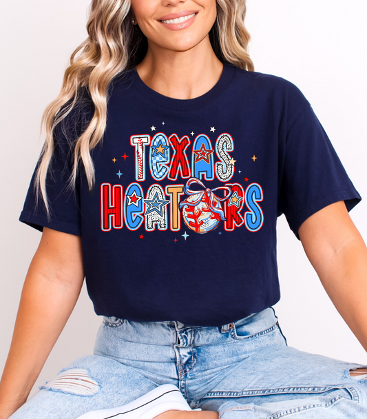 TEXAS HEATERS- RED-WHITE-BLUE