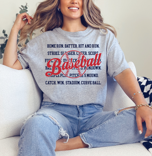 BASEBALL TYPOGRAPHY