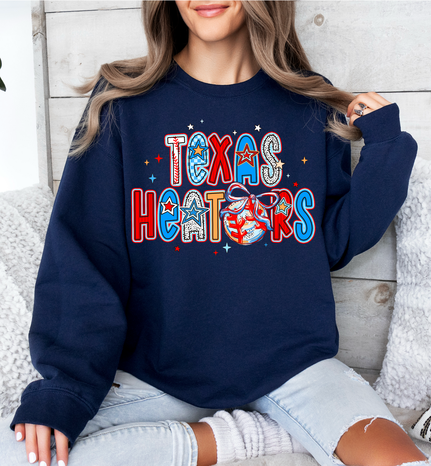 TEXAS HEATERS- RED-WHITE-BLUE